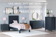 Signature Design Navy Blue Twin Platform Bed
