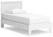 Signature Design White Twin Panel Platform Bed