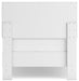 Signature Design White Twin Panel Platform Bed