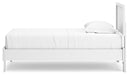 Signature Design White Twin Panel Platform Bed
