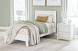 Signature Design White Twin Panel Platform Bed