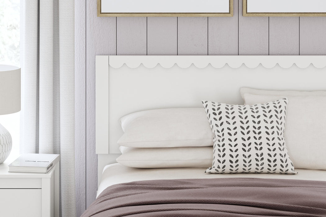 Signature Design White Full Panel Headboard