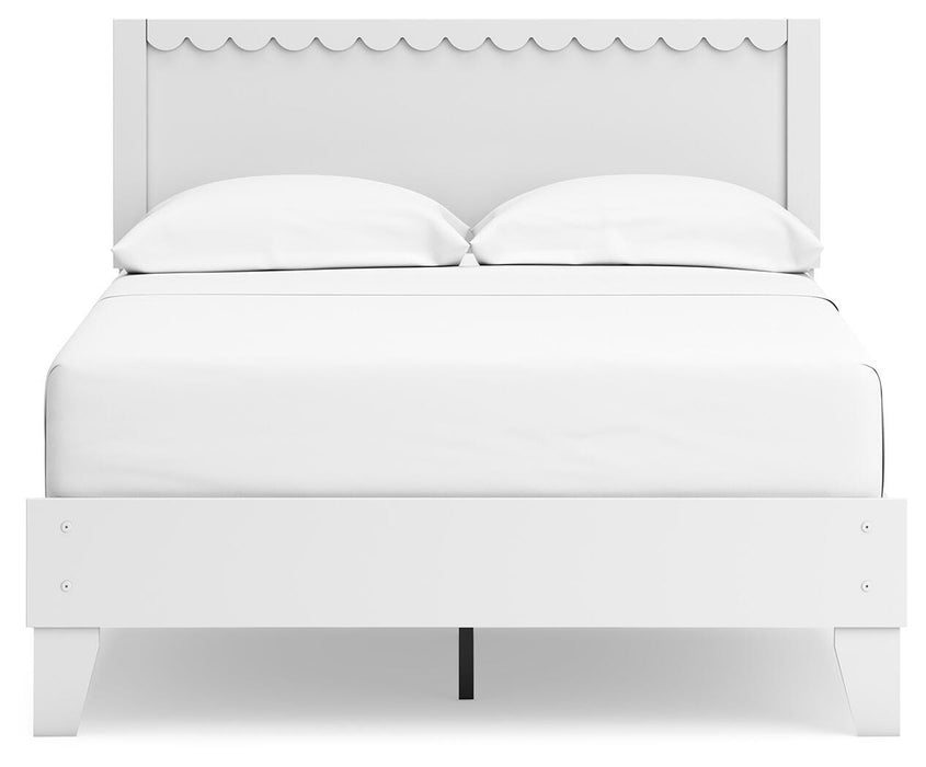 Signature Design White Full Panel Platform Bed