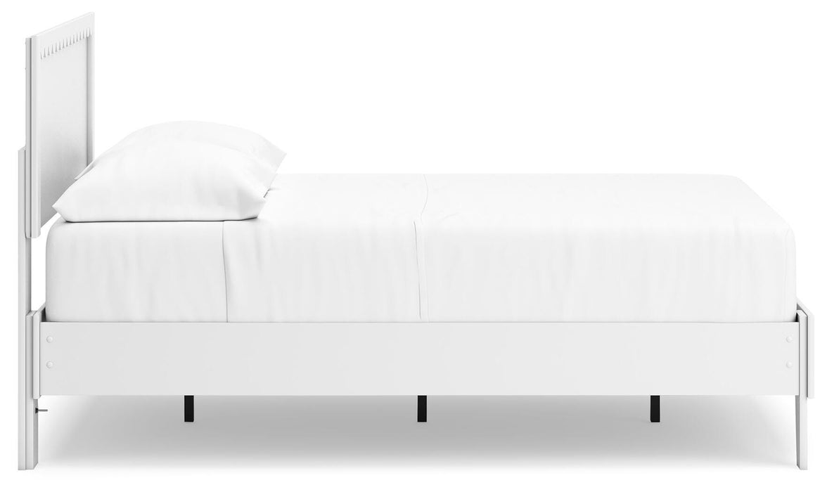 Signature Design White Full Panel Platform Bed