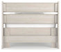 Signature Design Natural Twin Panel Platform Bed
