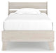Signature Design Natural Twin Panel Platform Bed