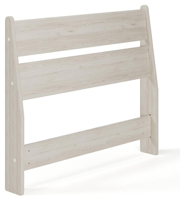 Signature Design Light Natural Twin Panel Headboard