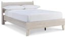 Signature Design Natural Full Panel Platform Bed