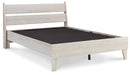Signature Design Natural Full Panel Platform Bed
