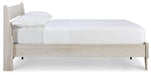 Signature Design Natural Full Panel Platform Bed