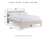 Signature Design Natural Full Panel Platform Bed