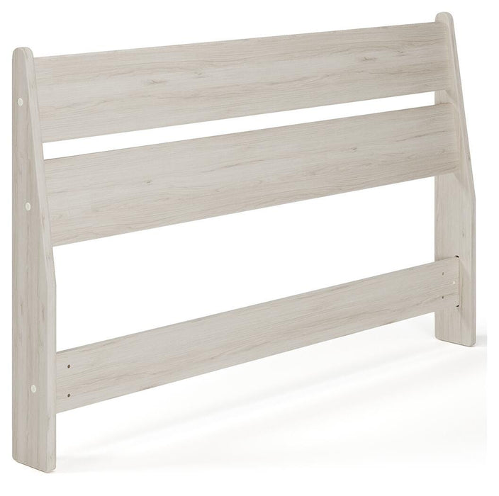 Signature Design Light Natural Full Panel Headboard
