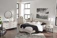 Signature Design Natural Queen Panel Platform Bed