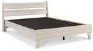 Signature Design Natural Queen Panel Platform Bed