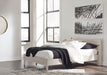 Signature Design Natural Queen Panel Platform Bed