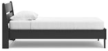Signature Design Black Twin Panel Platform Bed