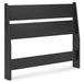 Signature Design Black Twin Panel Headboard