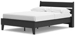 Signature Design Black Full Panel Platform Bed