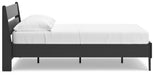 Signature Design Black Full Panel Platform Bed