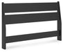 Signature Design Black Full Panel Headboard