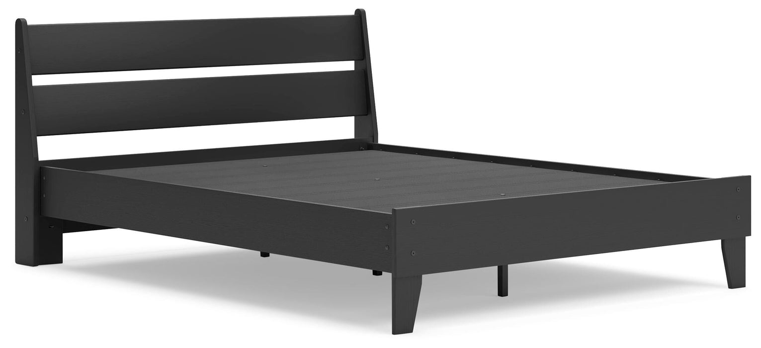 Signature Design Black Queen Panel Platform Bed