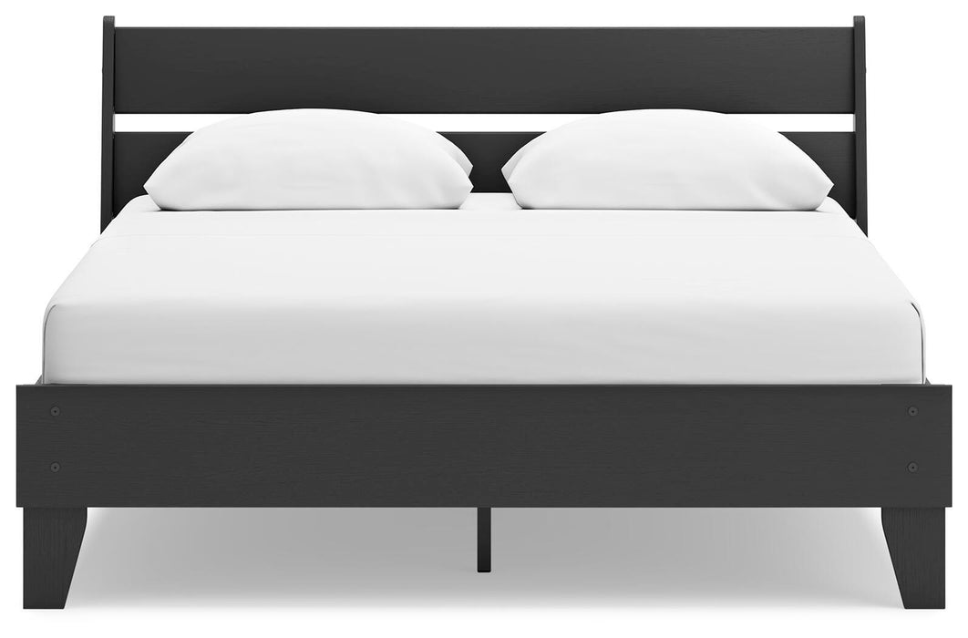 Signature Design Black Queen Panel Platform Bed
