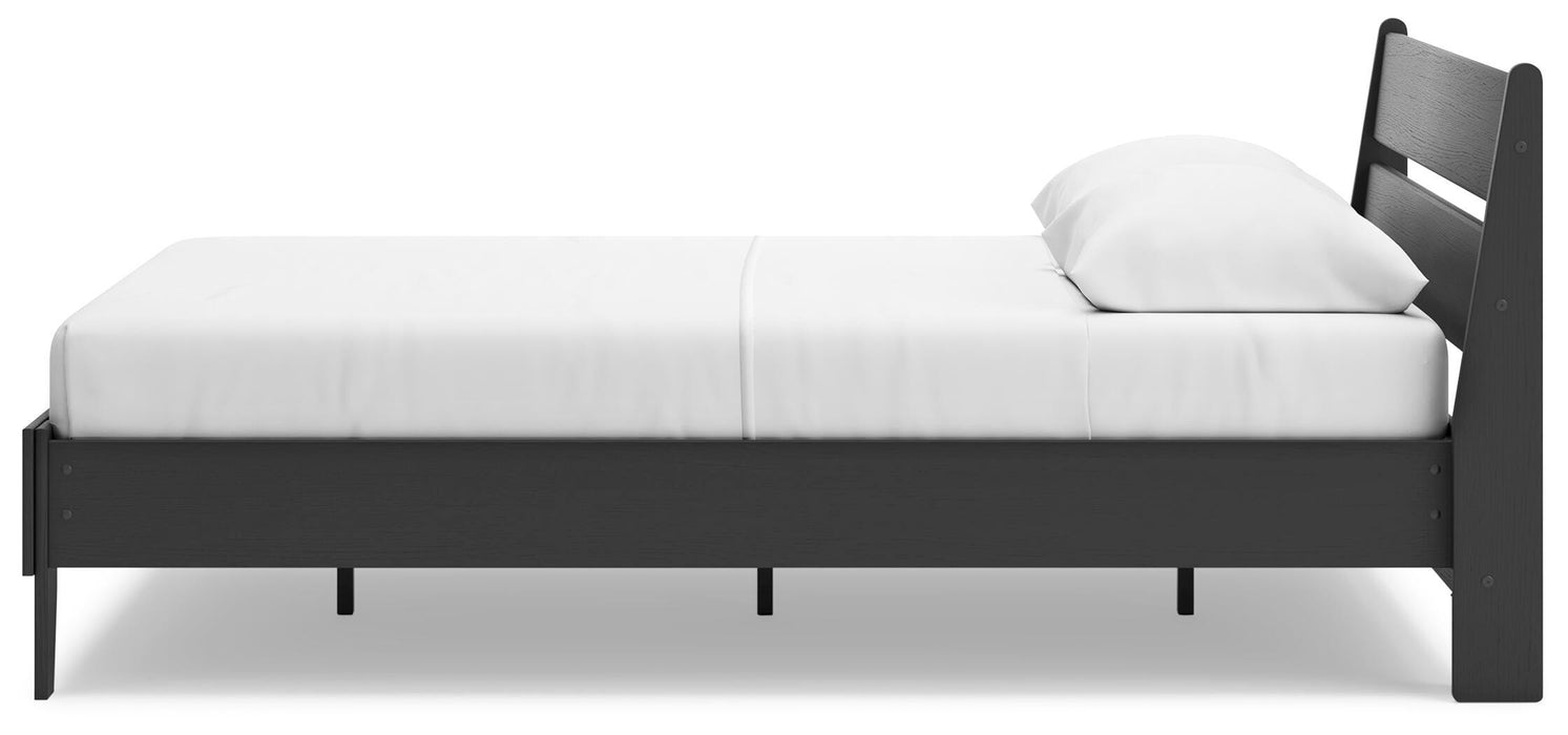 Signature Design Black Queen Panel Platform Bed