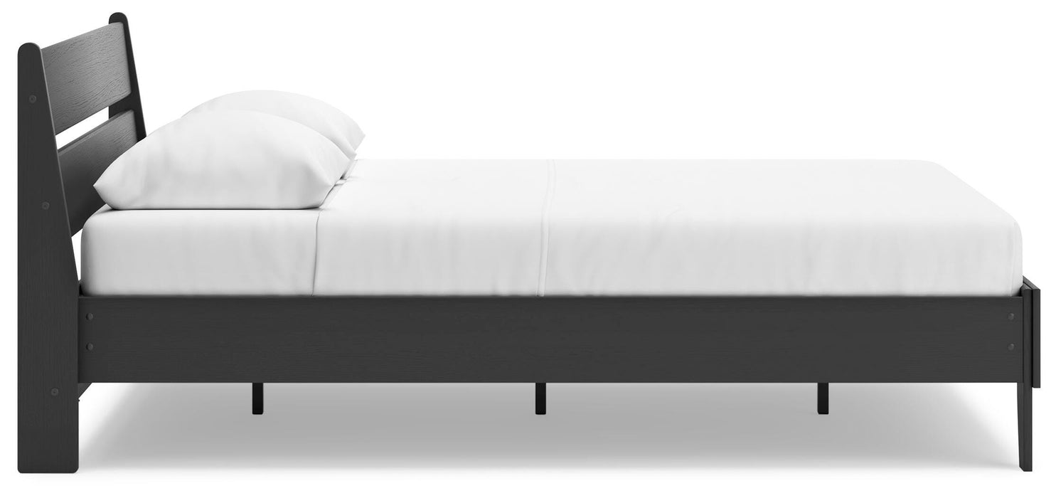 Signature Design Black Queen Panel Platform Bed