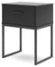 Signature Design Black One Drawer Night Stand