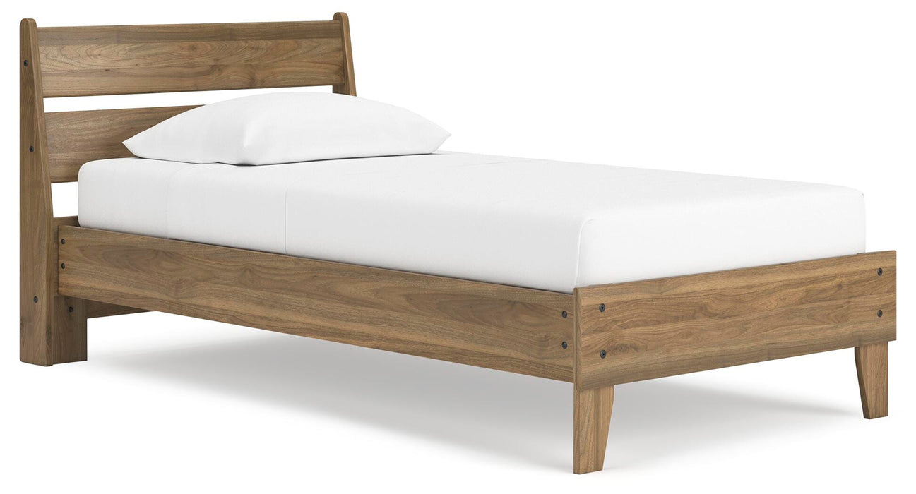 Signature Design Honey Twin Platform Panel Bed