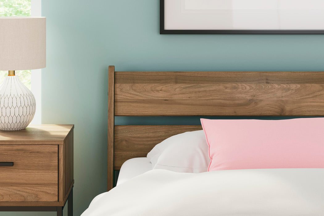 Signature Design Honey Twin Platform Panel Bed
