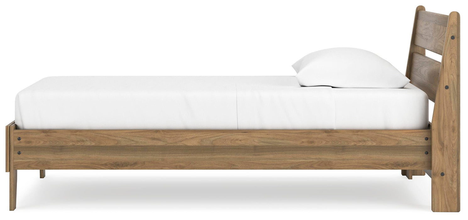 Signature Design Honey Twin Platform Panel Bed