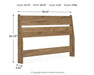 Signature Design Honey Full Panel Headboard