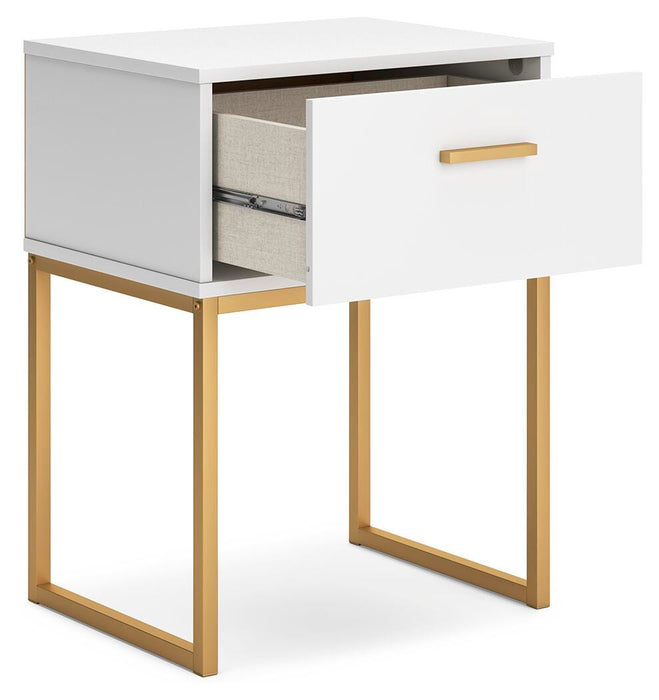Signature Design Two-tone One Drawer Night Stand