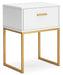 Signature Design Two-tone One Drawer Night Stand