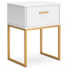 Signature Design Two-tone One Drawer Night Stand