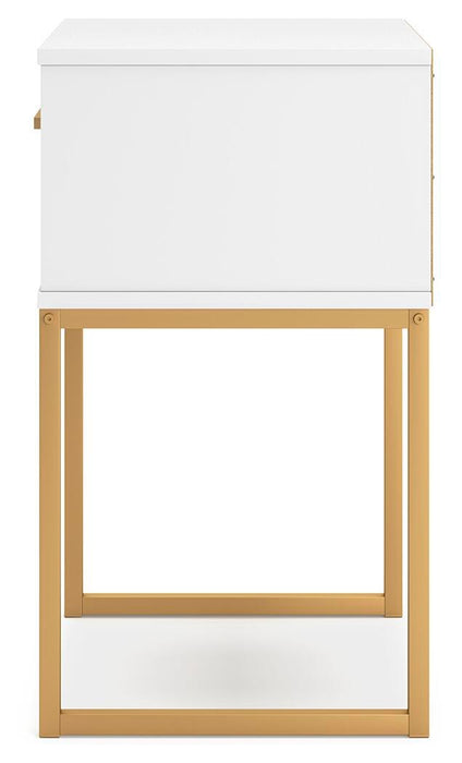 Signature Design Two-tone One Drawer Night Stand