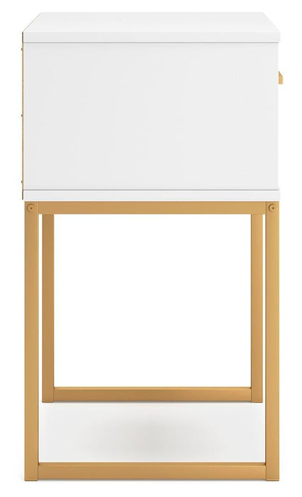 Signature Design Two-tone One Drawer Night Stand