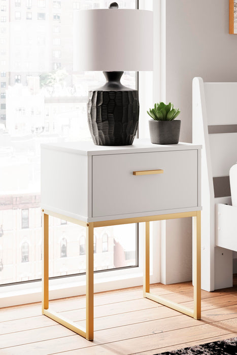 Signature Design Two-tone One Drawer Night Stand