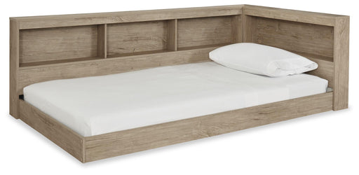 Signature Design Natural Twin Bookcase Storage Bed