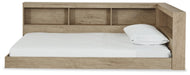 Signature Design Natural Twin Bookcase Storage Bed