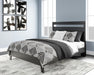 Signature Design Black/Brown Queen Panel Platform Bed
