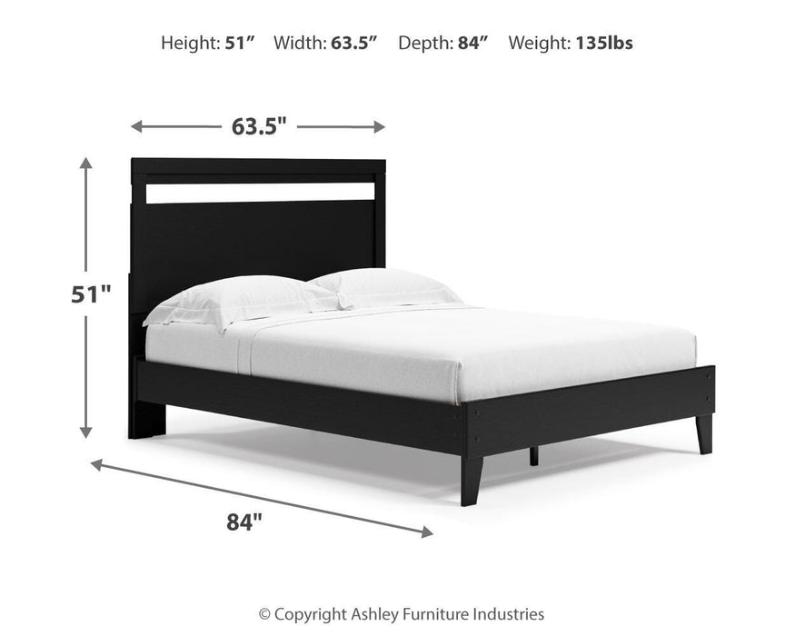 Signature Design Black Queen Panel Headboard