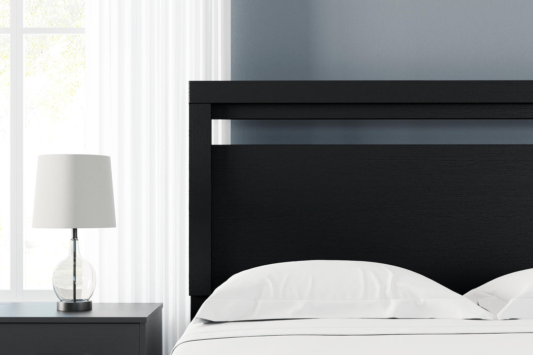 Signature Design Black Queen Panel Headboard