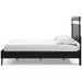 Signature Design Black/Brown Queen Panel Platform Bed