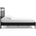 Signature Design Black/Brown Queen Panel Platform Bed
