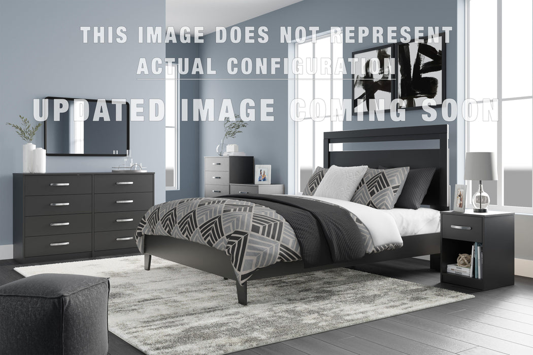 Signature Design Black Queen Panel Headboard