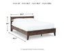 Signature Design Mocha Full Panel Platform Bed