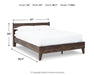 Signature Design Mocha Queen Panel Platform Bed