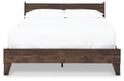 Signature Design Mocha Queen Panel Platform Bed